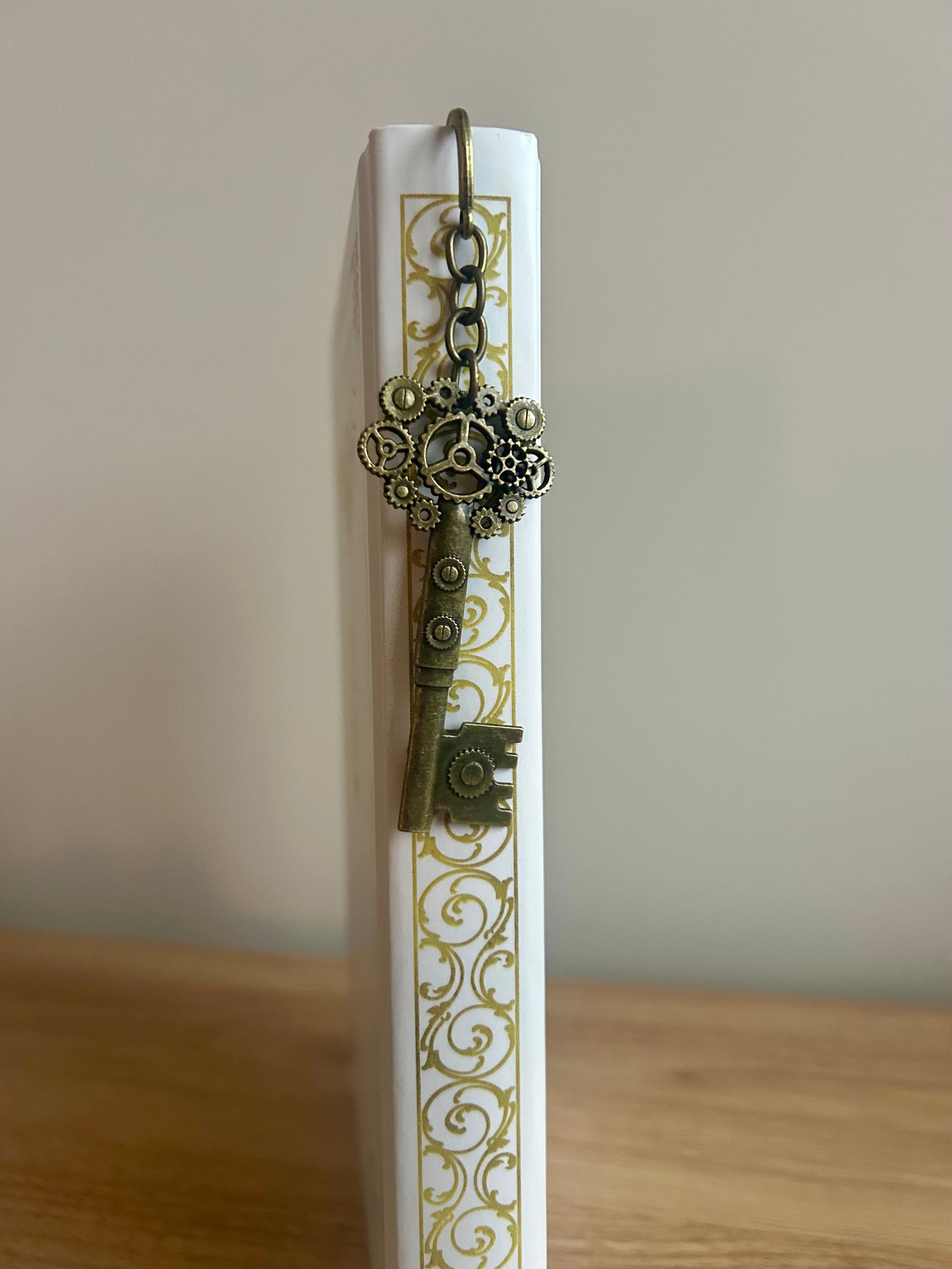 Steampunk Gear Key Bookmark-2