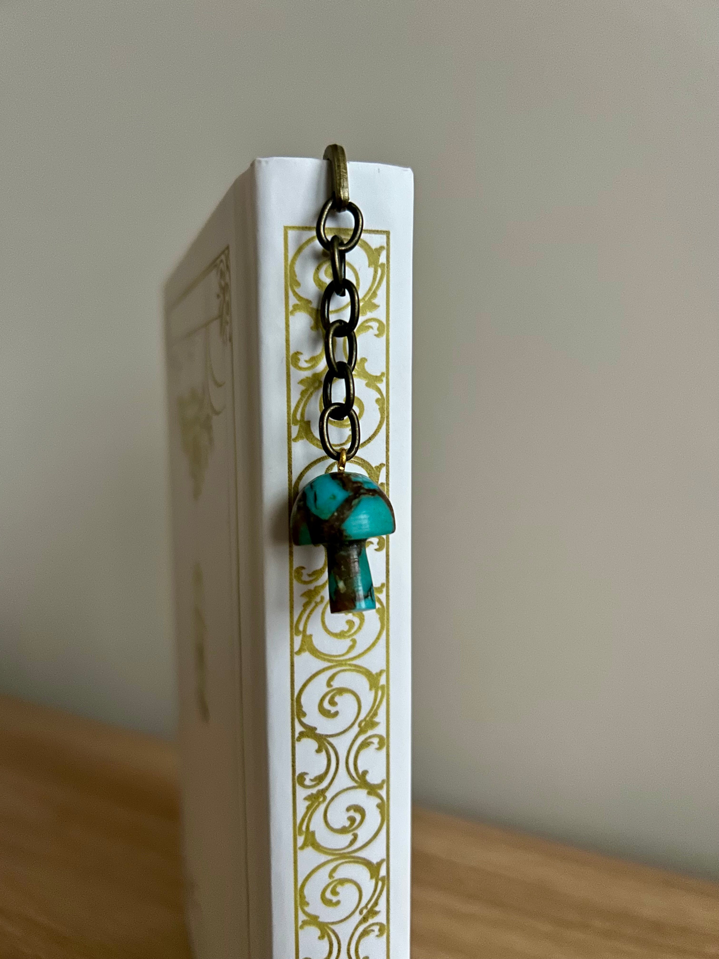 Turquoise Toadstool Bookmark-zoom-2