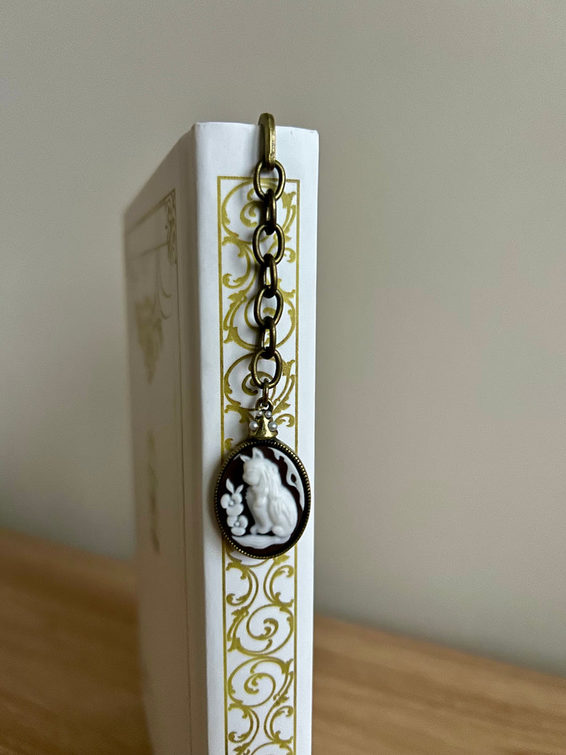 Vintage Cat Cameo Bookmark-zoom-