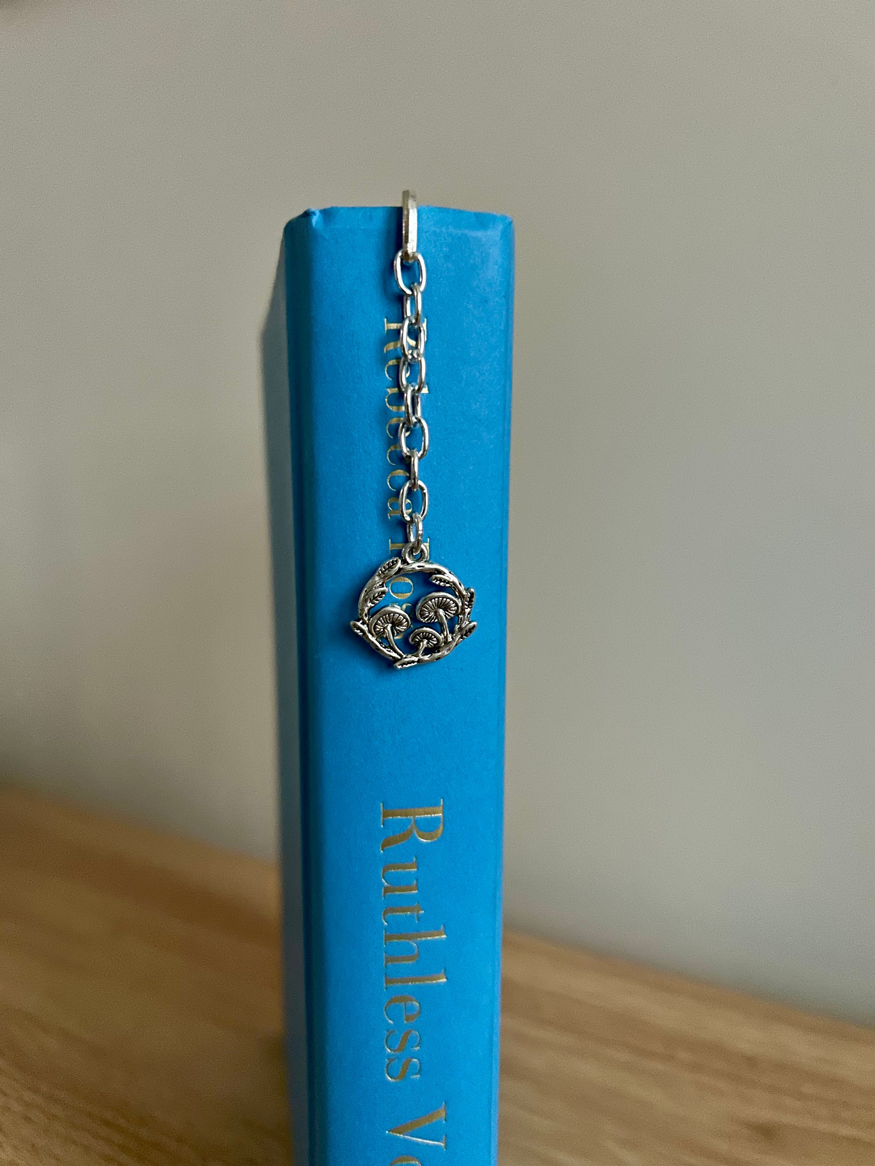 Forest Mushroom Circle Bookmark