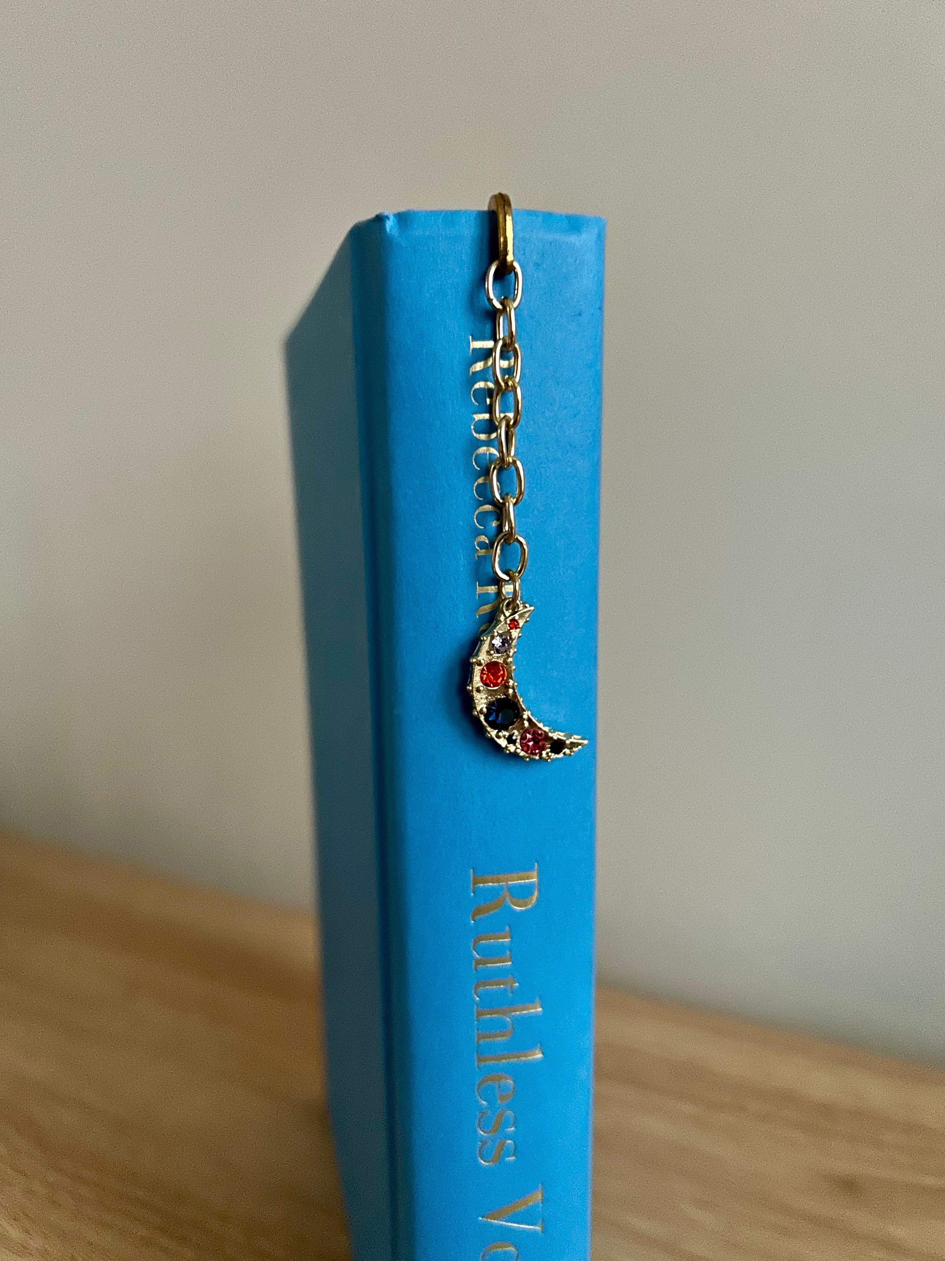 Crescent Gem Moon Bookmark-zoom-2