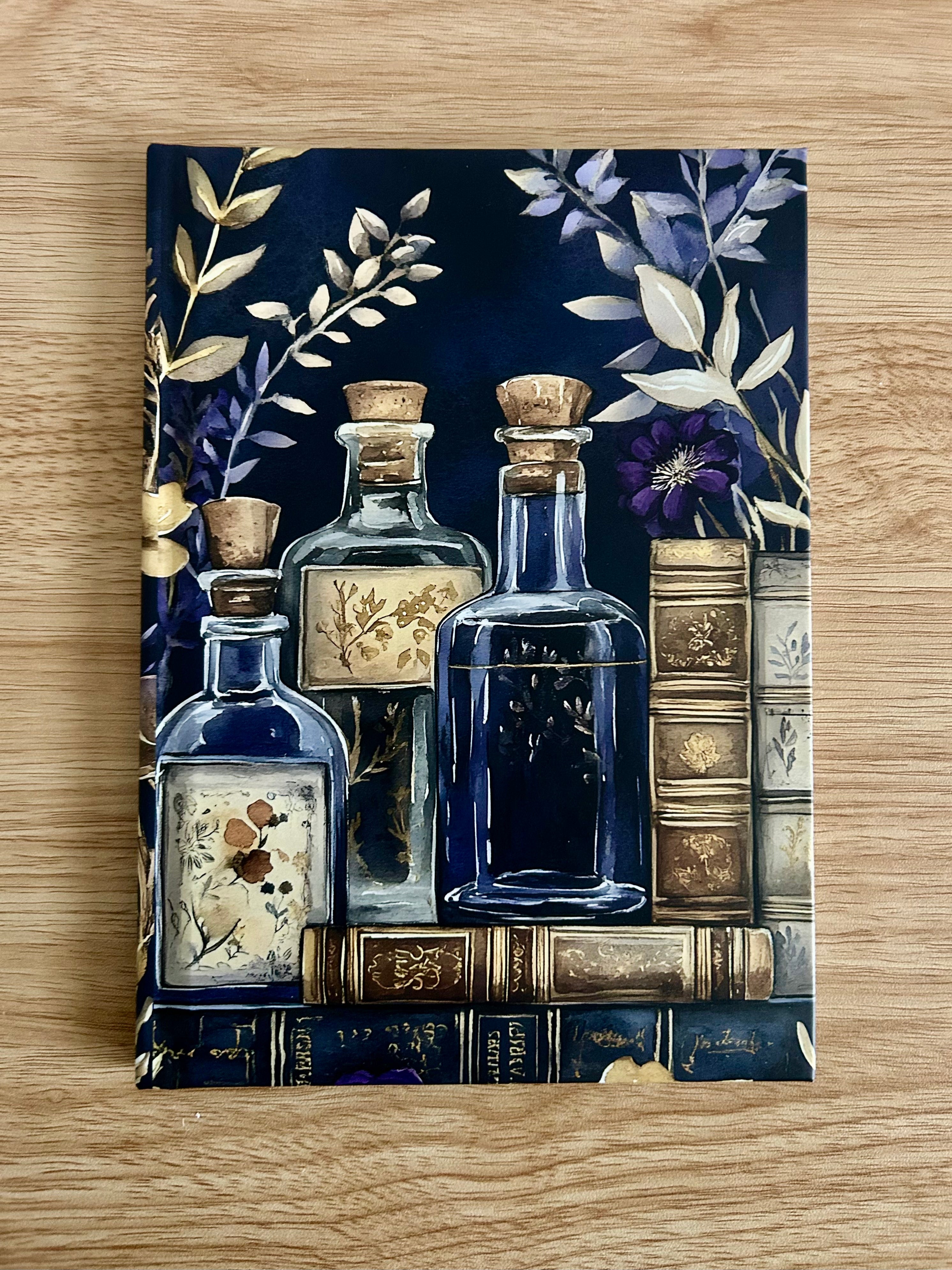 Midnight Apothecary – Witchy Collage Junk Journal (A5 Hardcover)-zoom-1