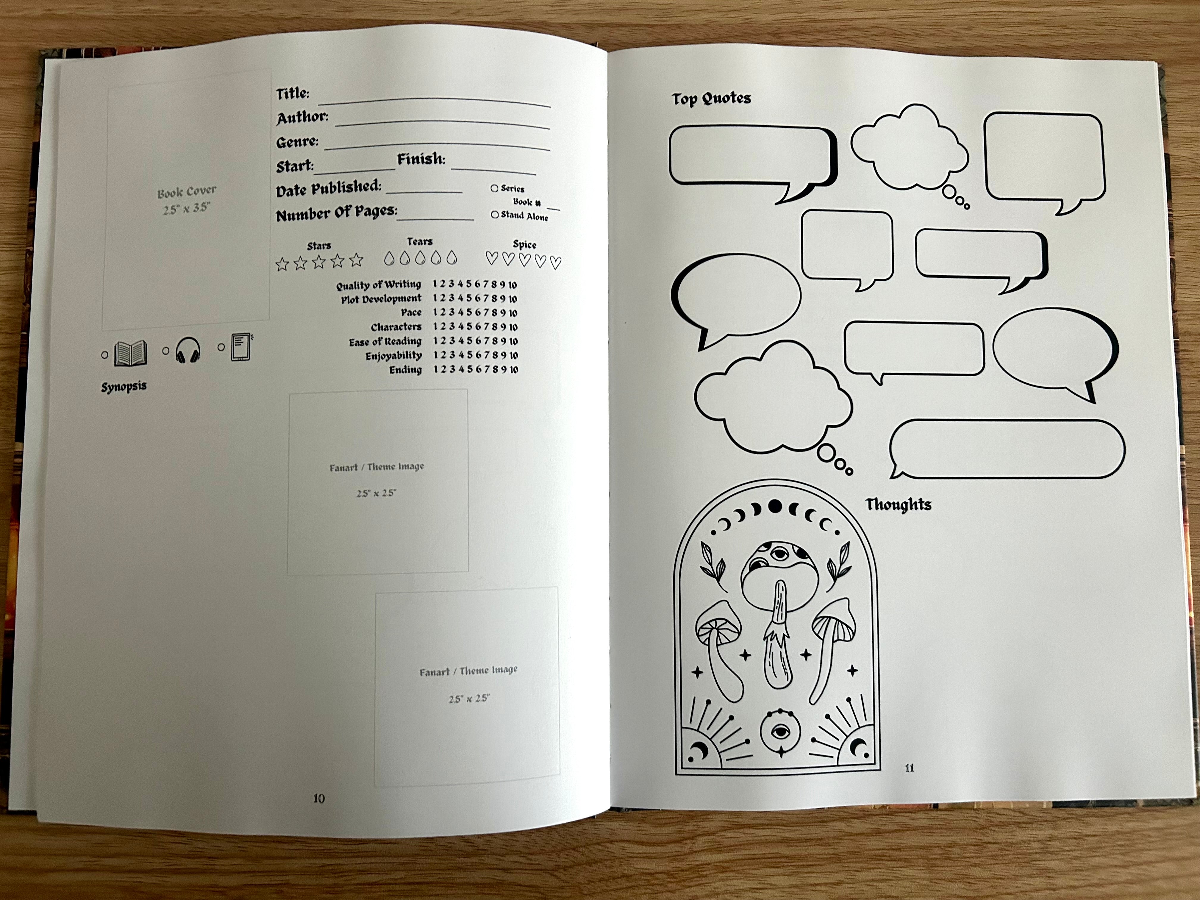 Occult Scribe – Dark Witchcraft Collage Junk Journal (Hardcover, 8.5x11)-zoom-4