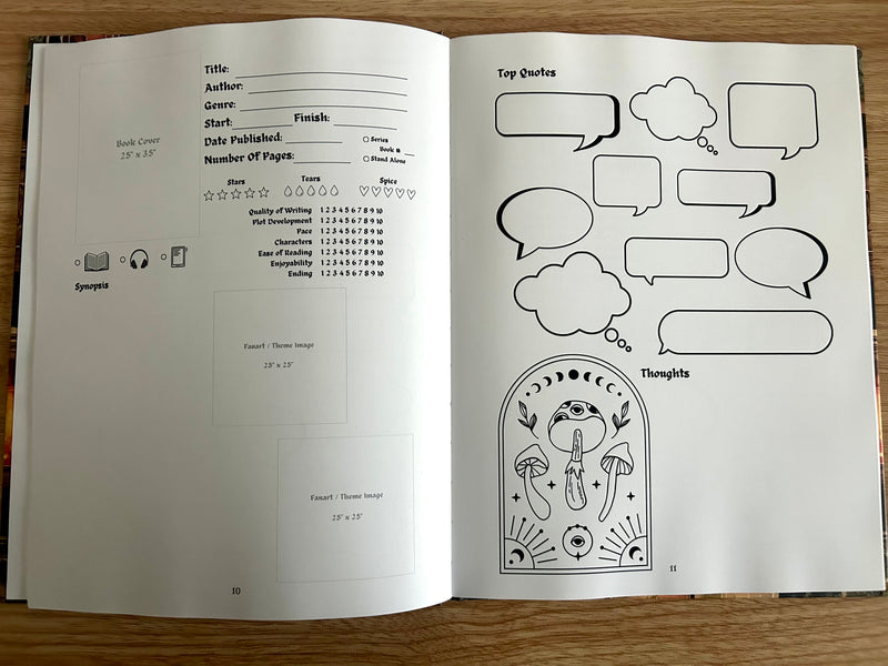 Occult Scribe – Dark Witchcraft Collage Junk Journal (Hardcover, 8.5x11)-zoom-