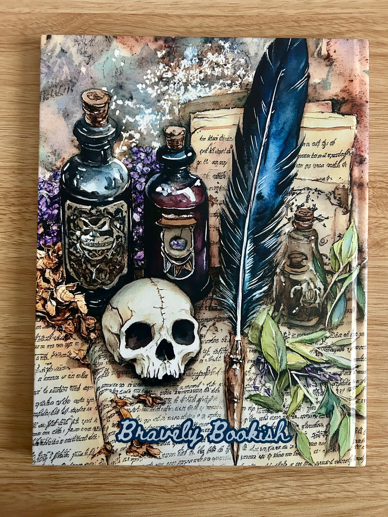 Occult Scribe – Dark Witchcraft Collage Junk Journal (Hardcover, 8.5x11)-zoom-