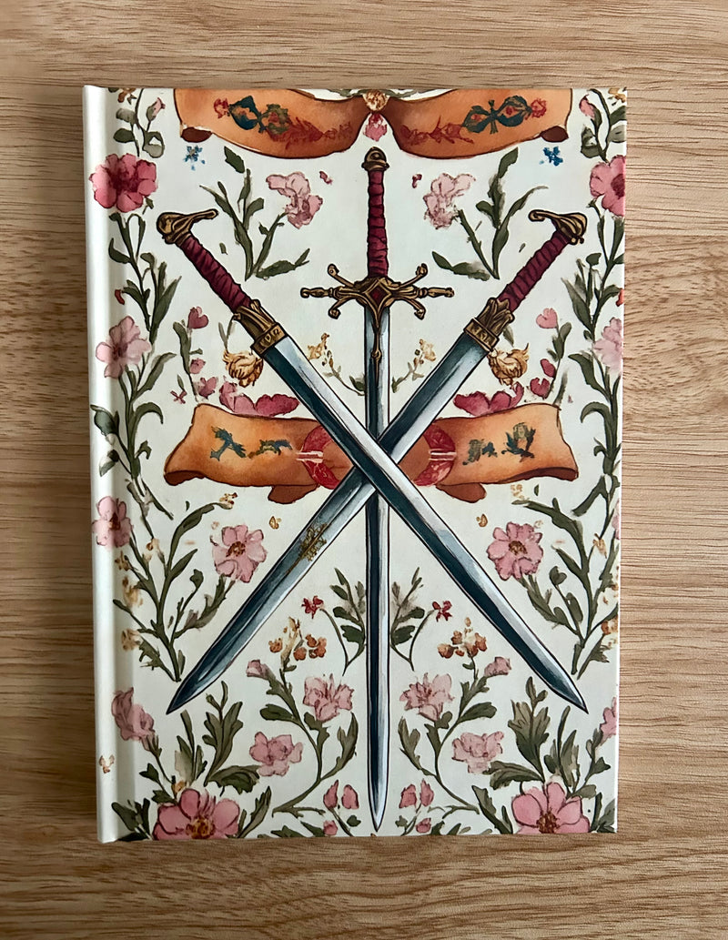 Blades & Blossoms – A Romantasy Collage Junk Journal (A5 Hardcover)-zoom-