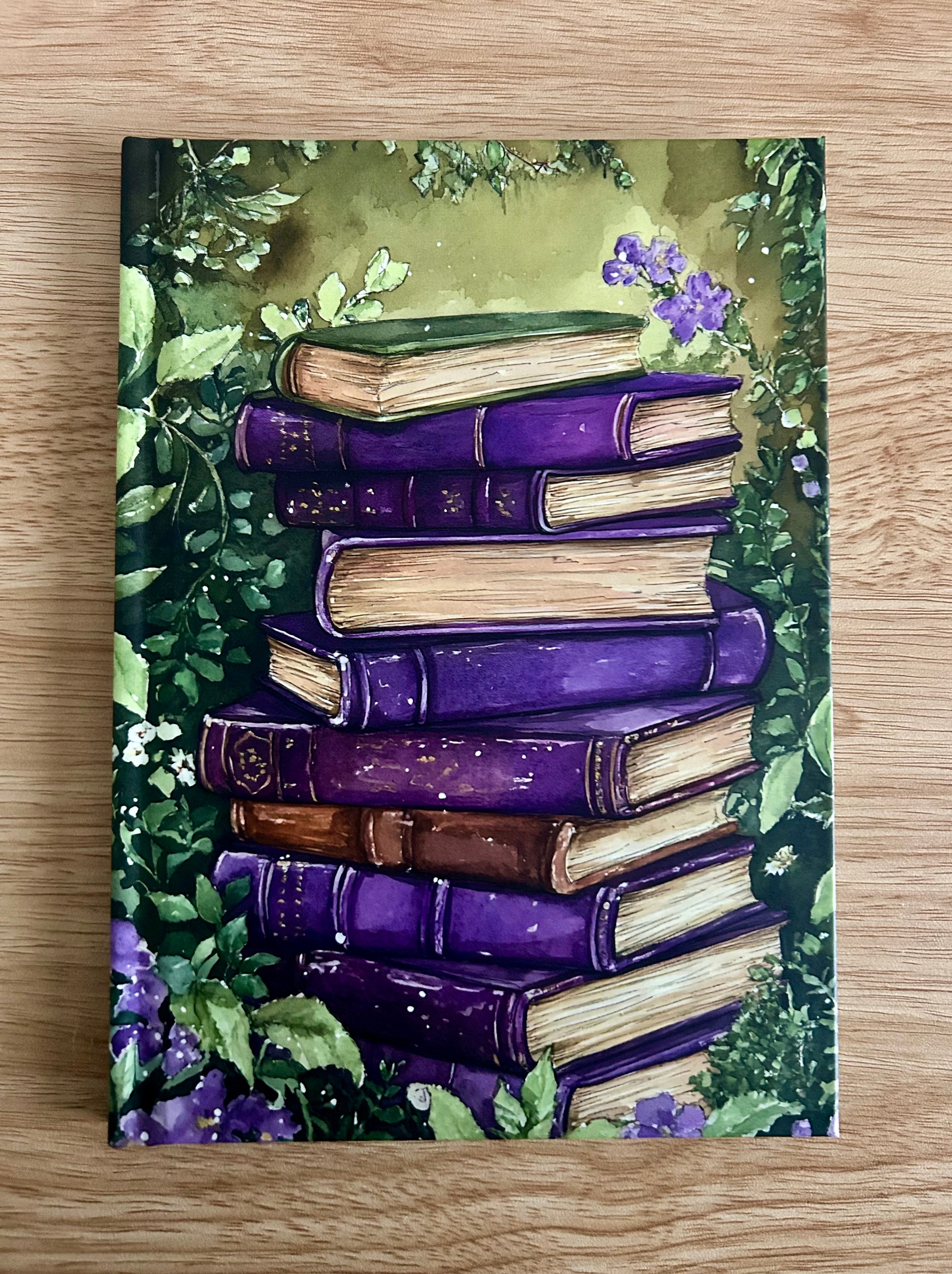 Violet Library – A Romantasy Collage Junk Journal (A5 Hardcover)