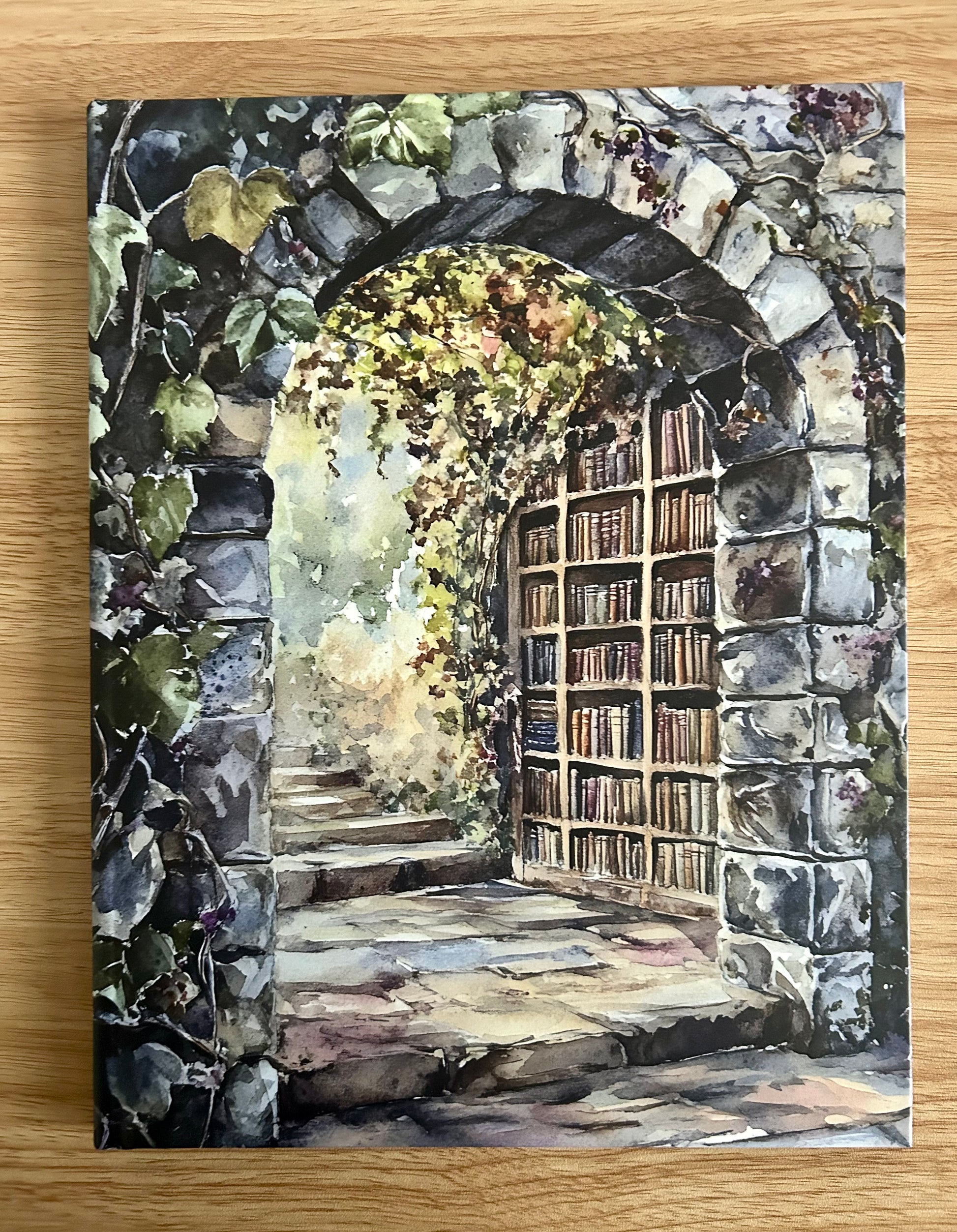 Ivybound Library – A Romantasy Collage Junk Journal (Hardcover, 8.5x11)-1