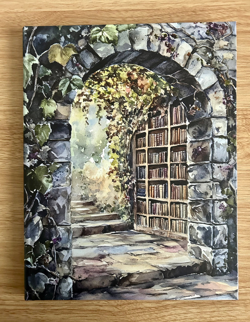 Ivybound Library – A Romantasy Collage Junk Journal (Hardcover, 8.5x11)-zoom-