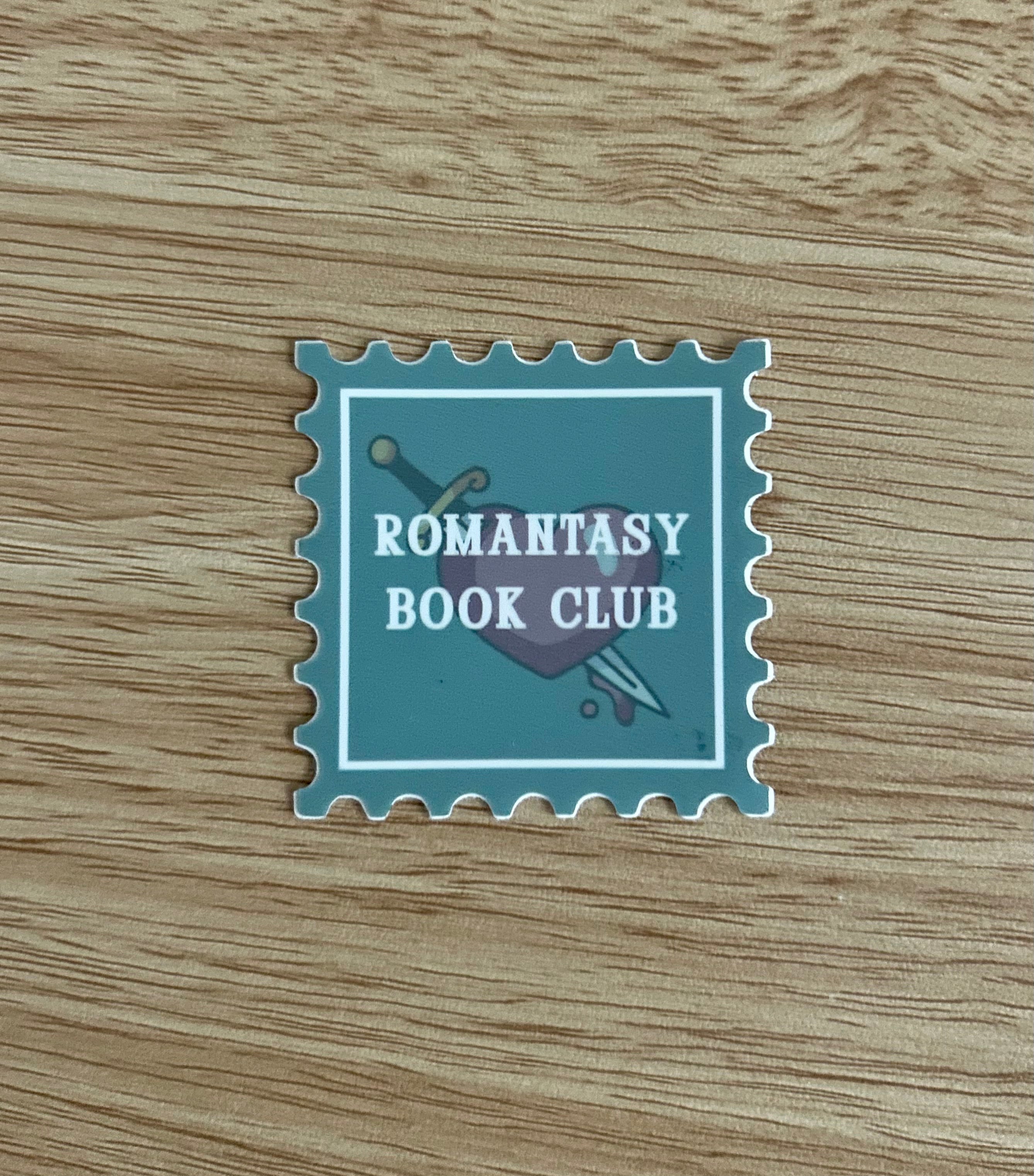 Romantasy Book Club Stamp - Vinyl Sticker-zoom-1