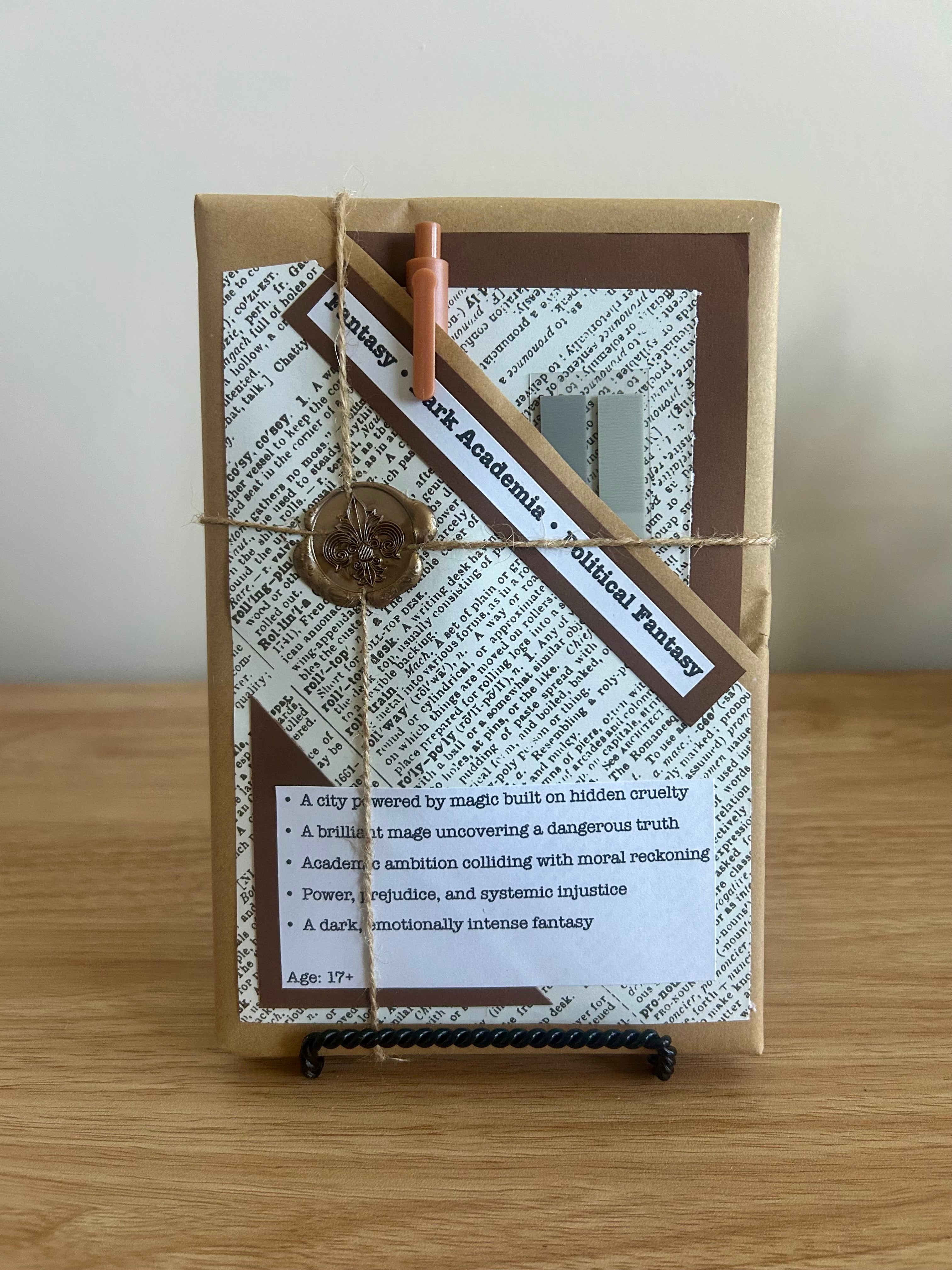 Fantasy • Dark Academia • Political Fantasy - Blind Date Book