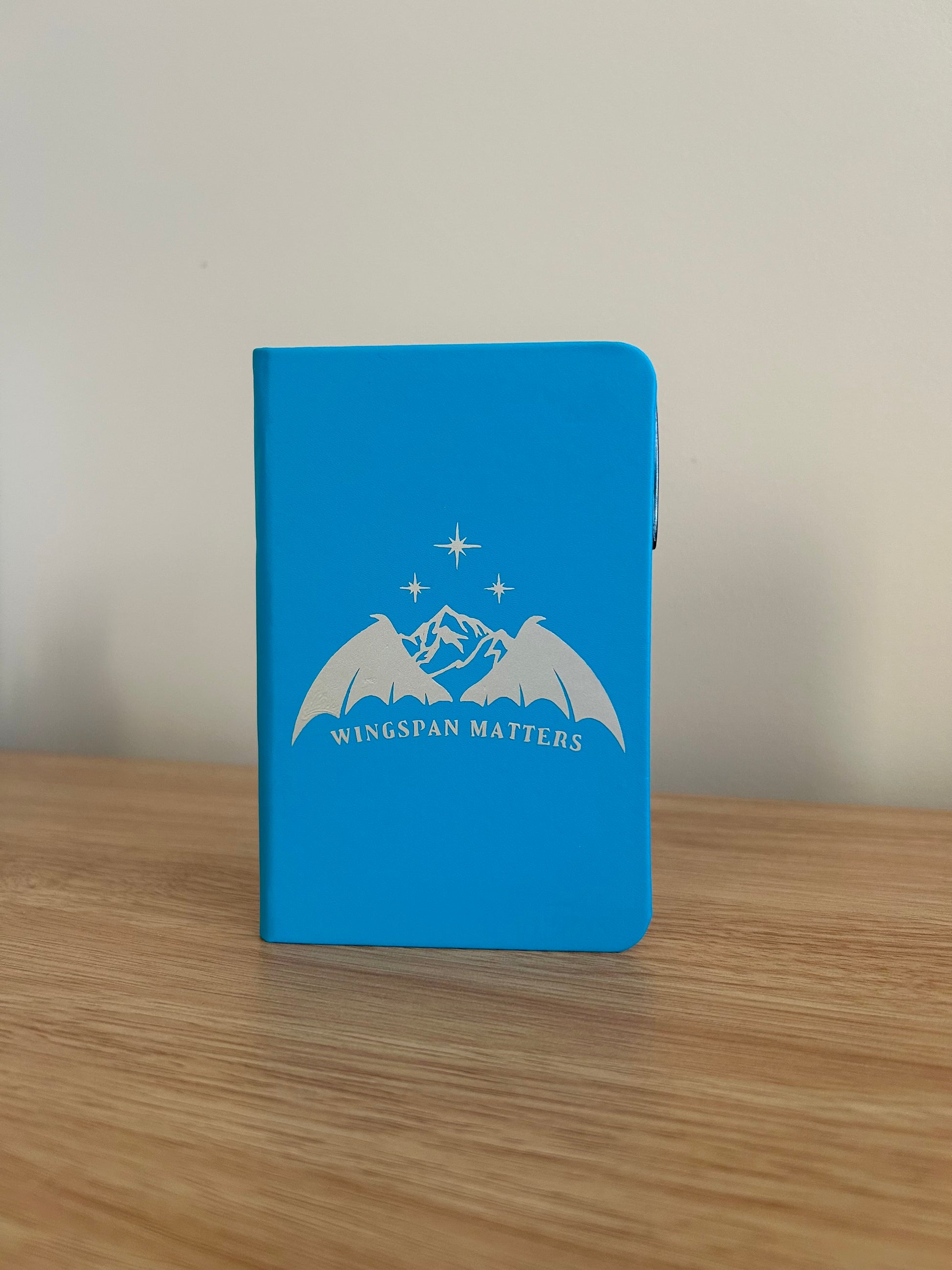 Wingspan Hand-Embellished College Ruled Faux Leather Mini Journal-1