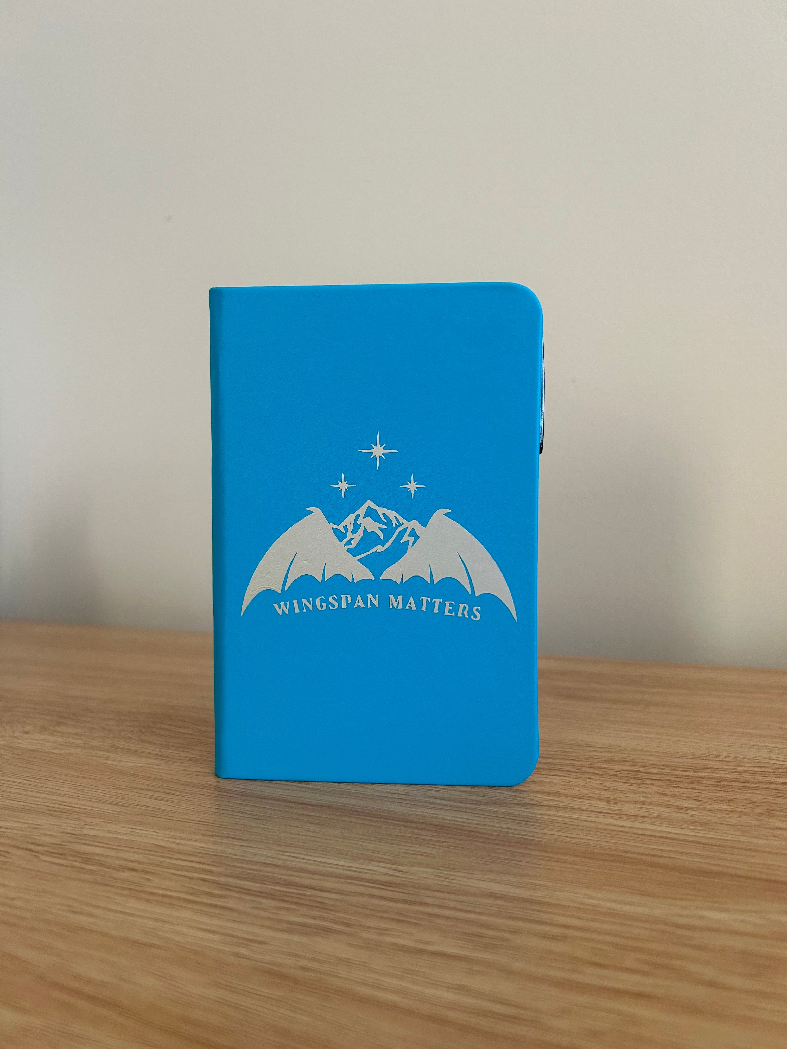 Wingspan Hand-Embellished College Ruled Faux Leather Mini Journal