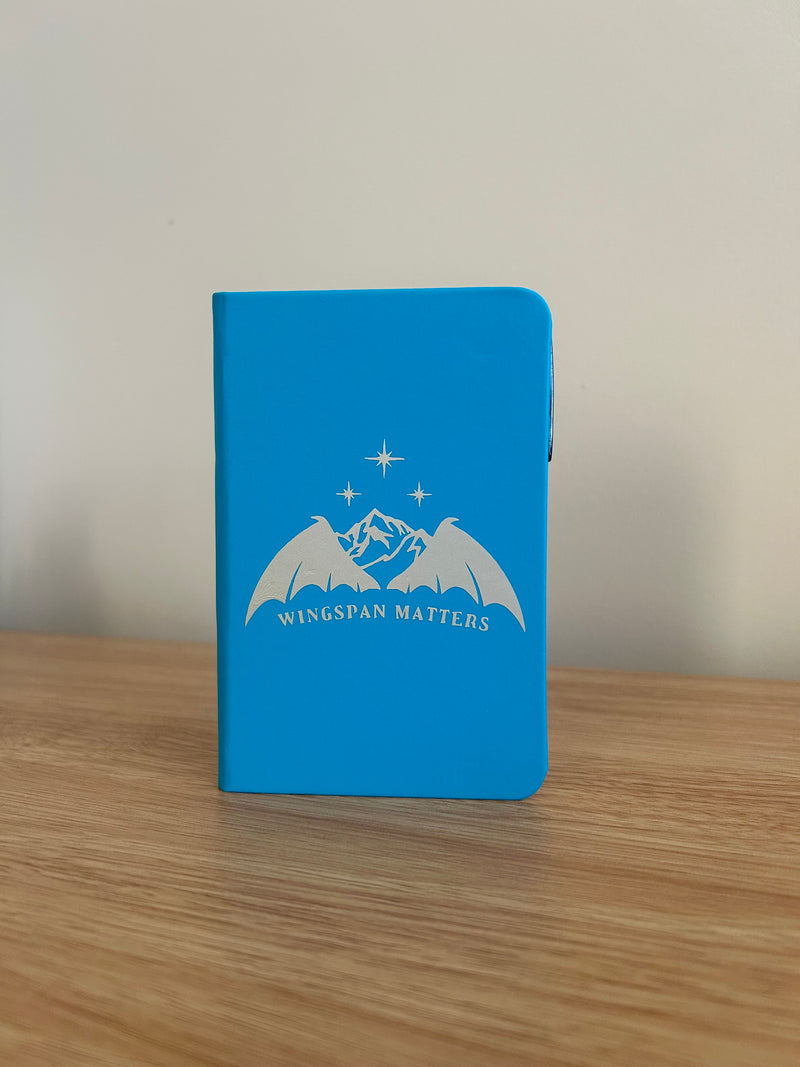 Wingspan Hand-Embellished College Ruled Faux Leather Mini Journal-zoom-