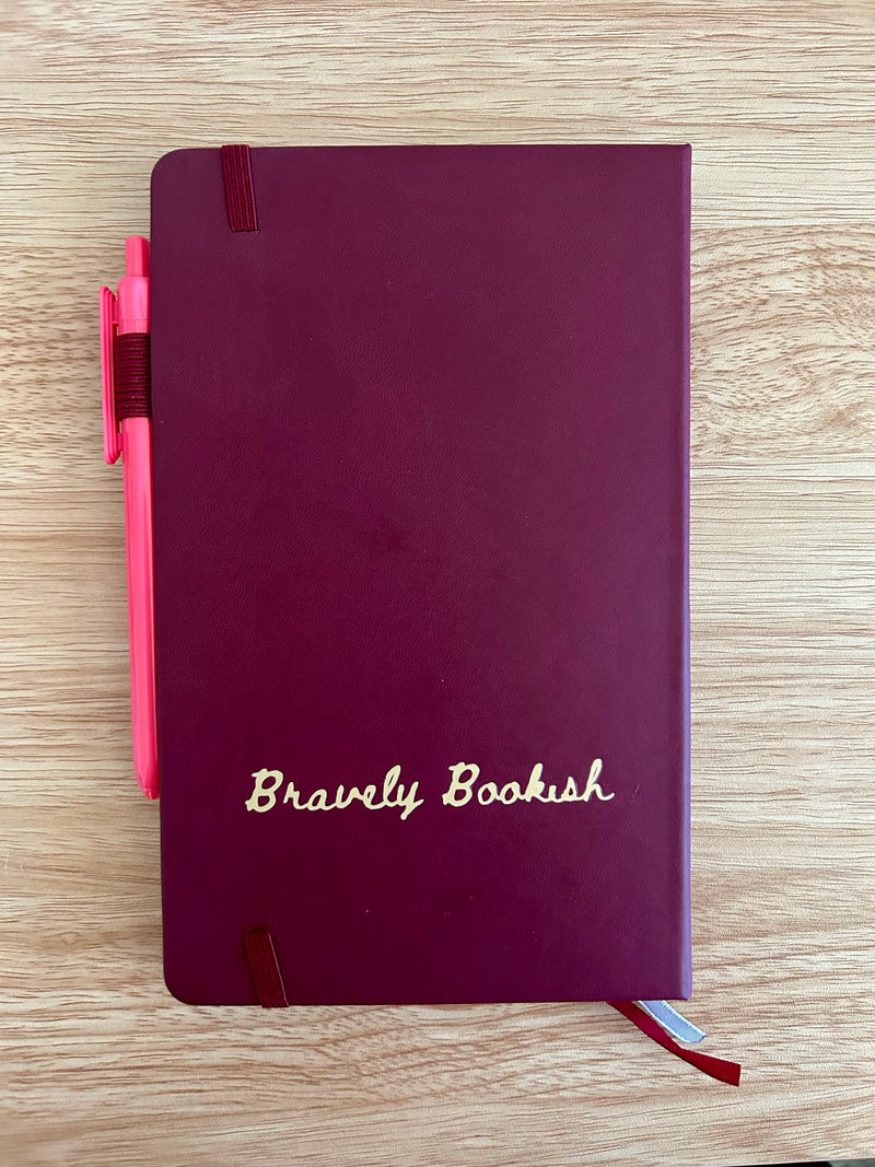 F.B.B.Q. –  TOG Inspired Hand-Embellished Classic Ruled Faux Leather Journal-zoom-