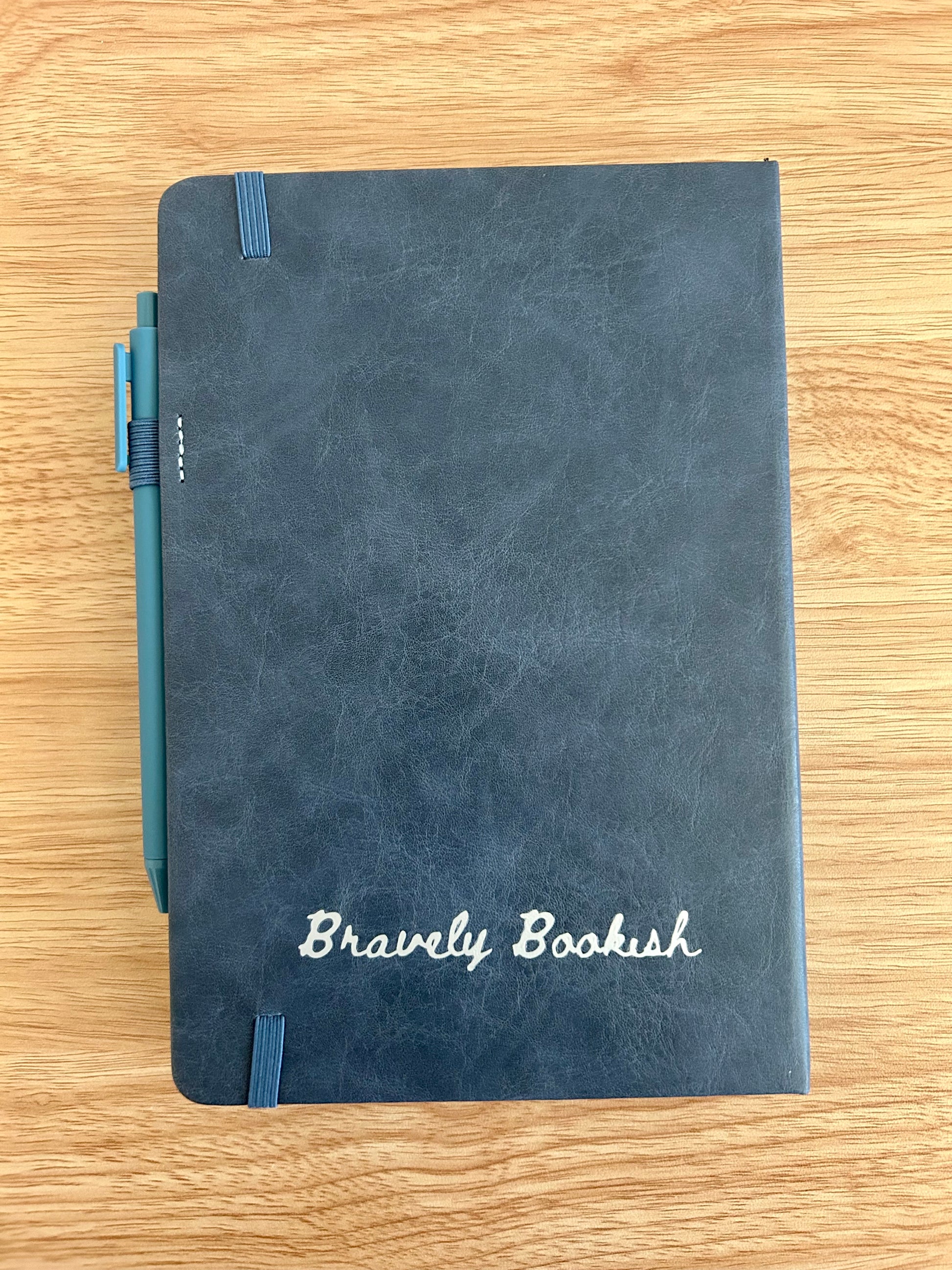 Elena's Eye : Hand-Embellished Large Faux Leather Bullet Journal-3