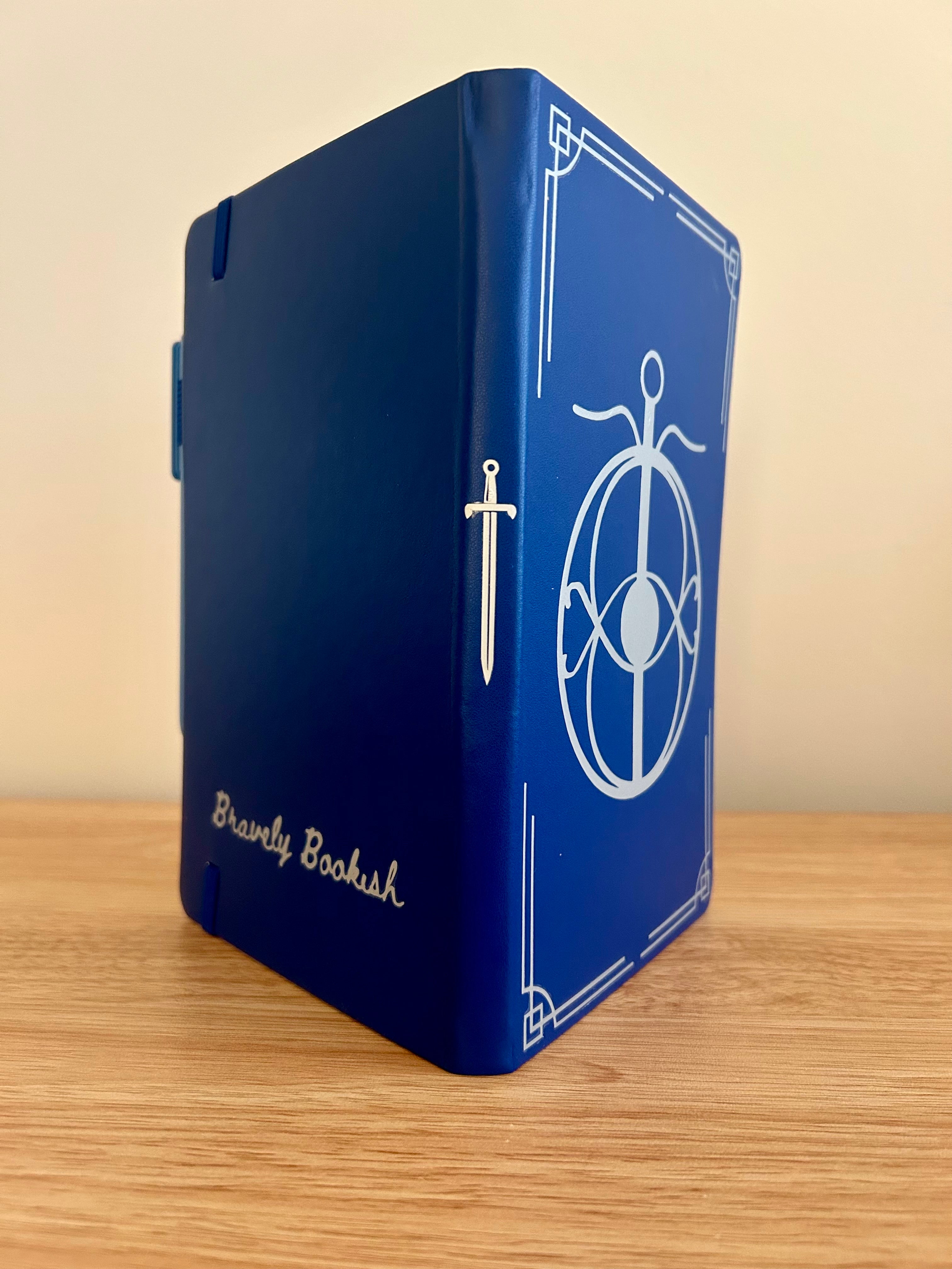 Elena's Eye – Hand-Embellished Classic Ruled Faux Leather Journal-zoom-2