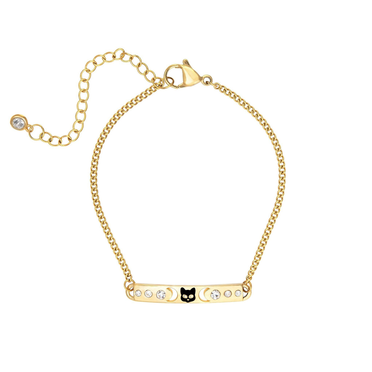 Crescent Cat Bracelet-1