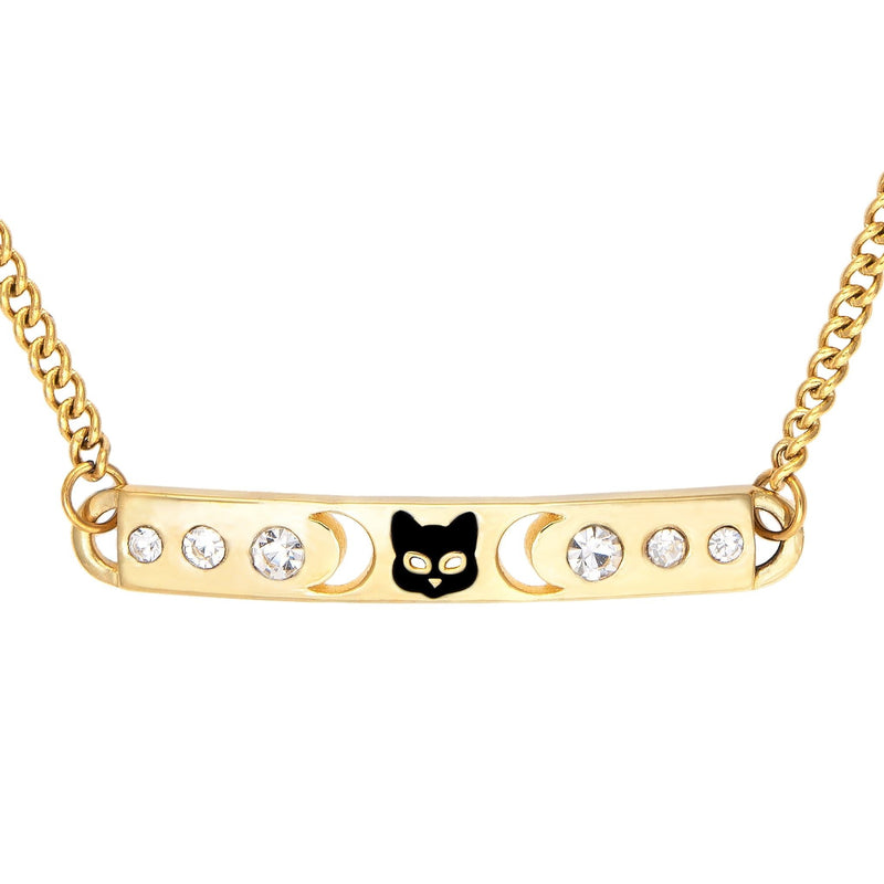 Crescent Cat Bracelet-zoom-