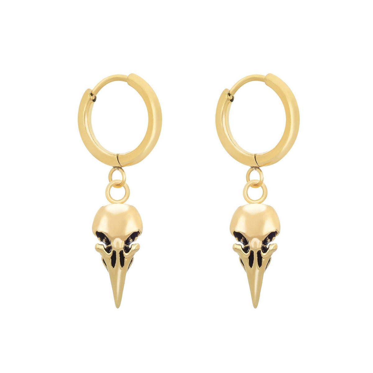 Bird Skull Earrings-1