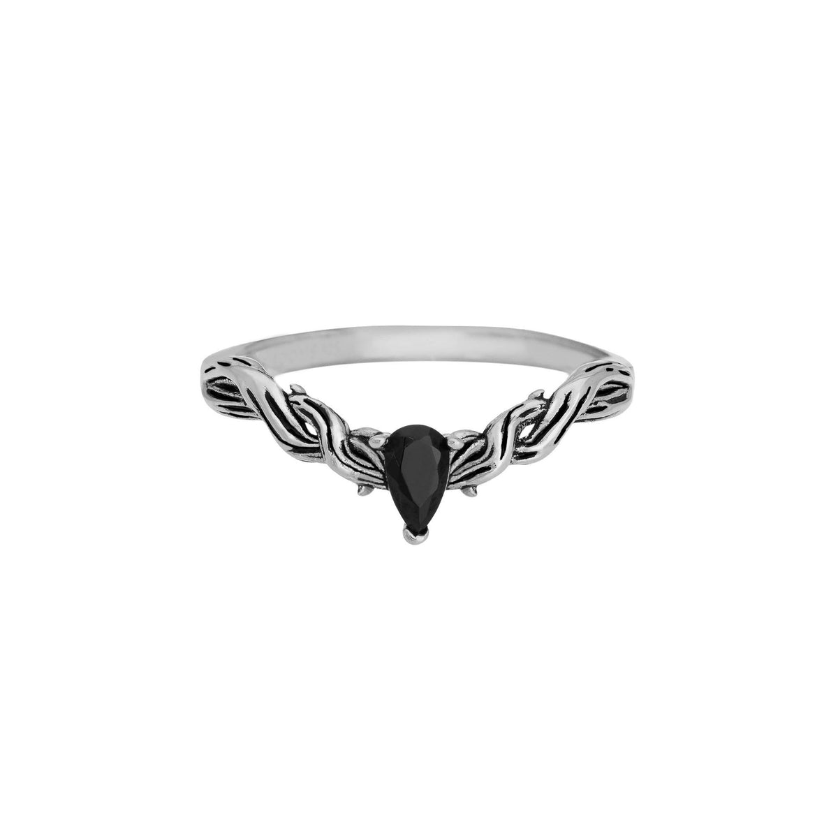 Twisted Thorn Ring-2