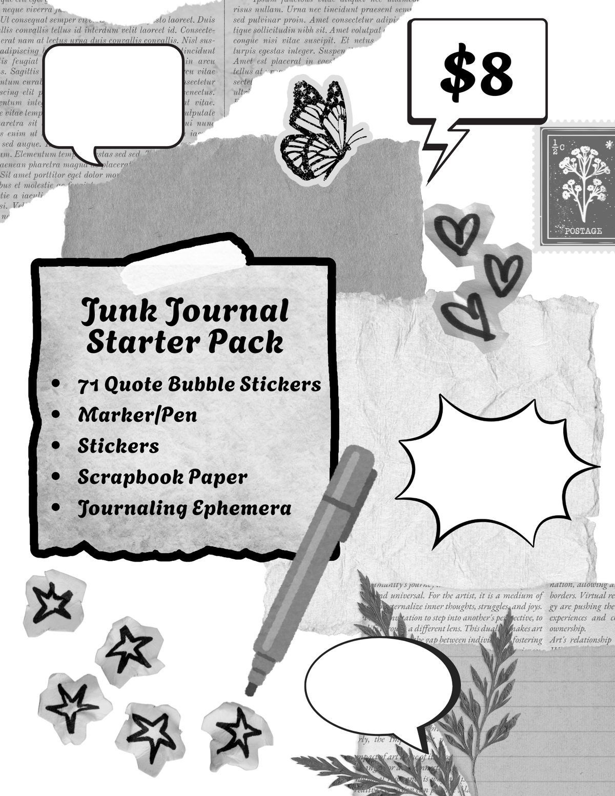 Junk Journal Starter Pack-zoom-2