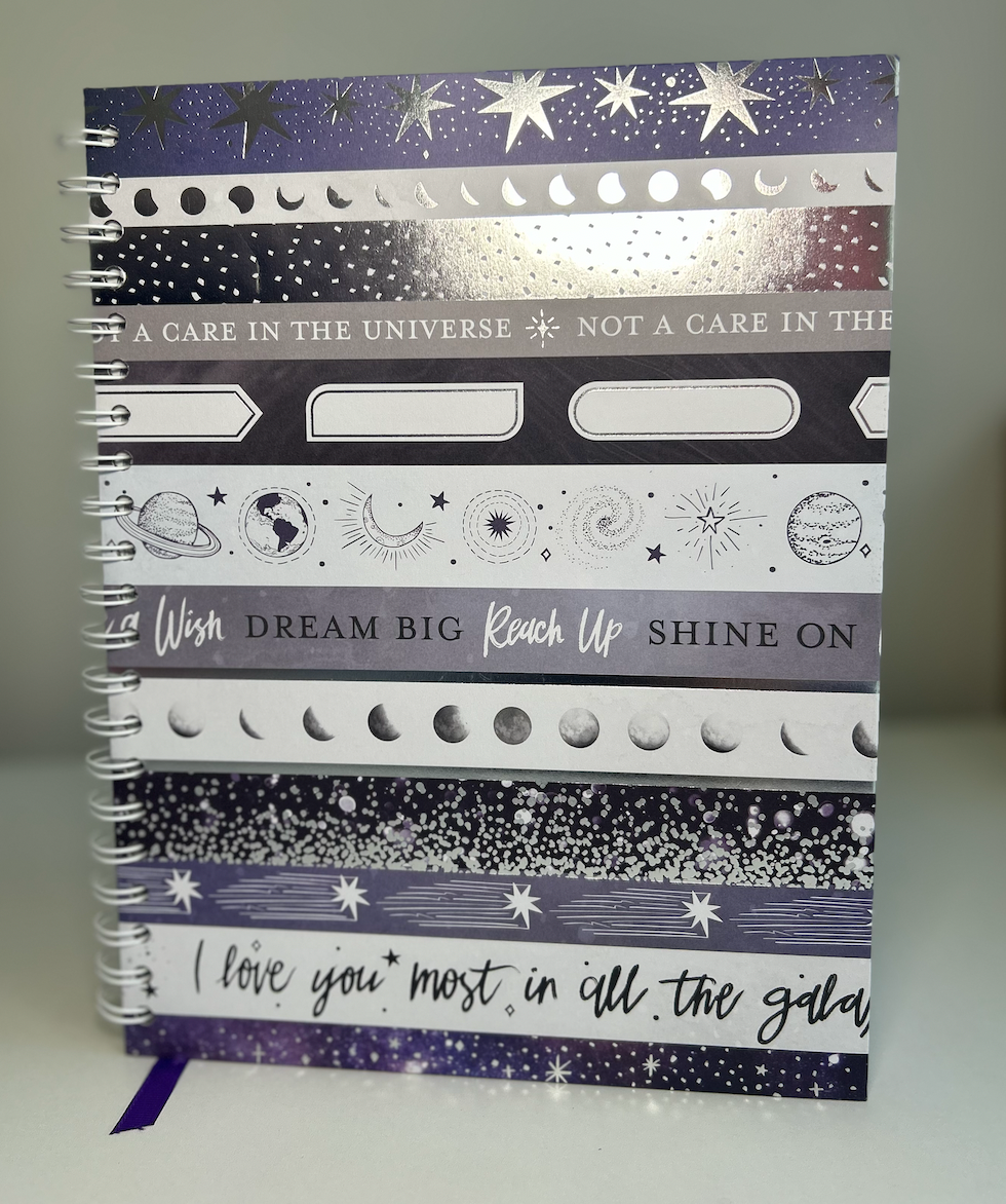Galaxies Between - 8.5x11 Romantasy Classic Reading Journal