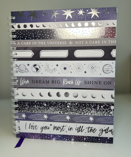 Galaxies Between - 8.5x11 Romantasy Classic Reading Journal