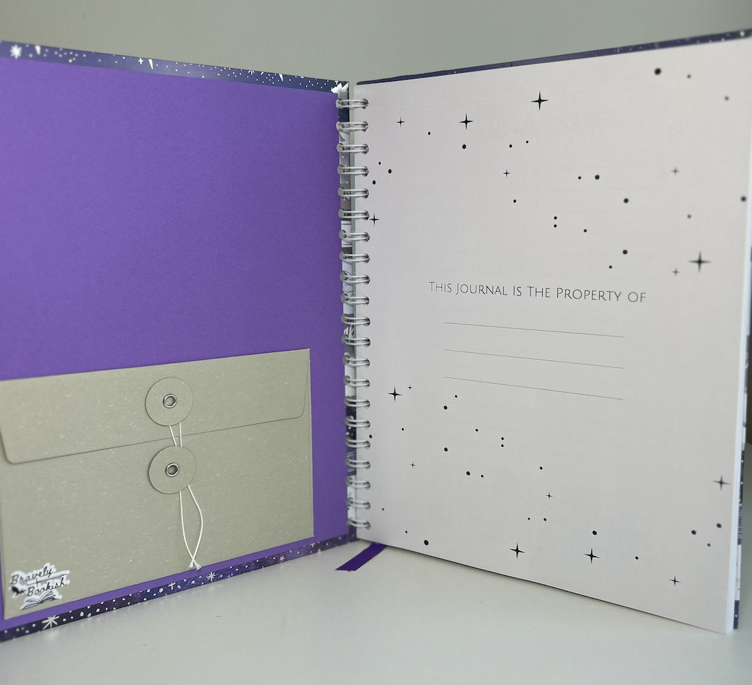 Galaxies Between - 8.5x11 Romantasy Classic Reading Journal