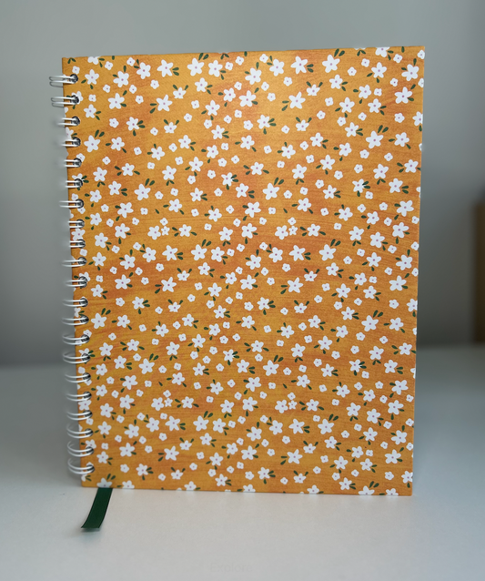 Marigold Muse - 8.5x11 Floral Classic Reading Journal