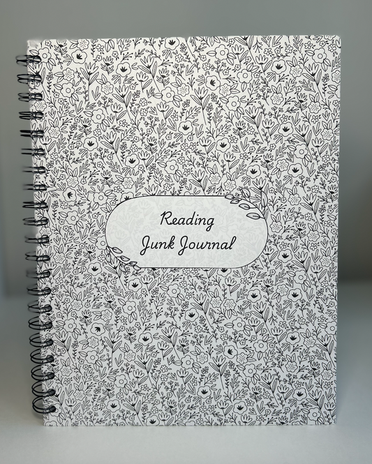 Inkblossom - 8.5x11 Floral Reading Junk Journal
