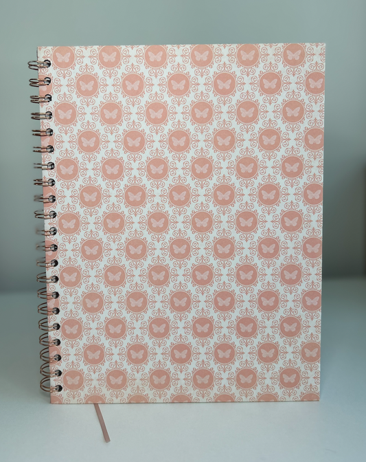 Butterfly Curio - 8.5x11 Floral Reading Junk Journal