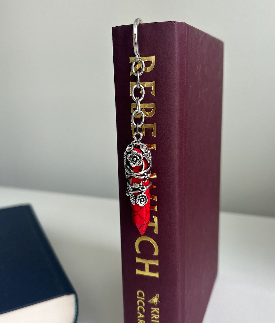 Thorns of Blood – Gothic Crystal Bookmark