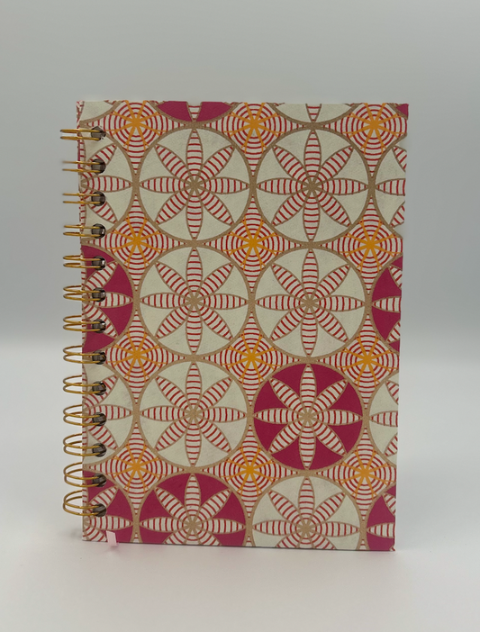 Sunburst Bloom - 5x7 Floral Reading Junk Journal