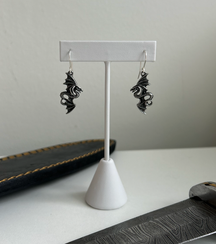 Draconis Whispers Earrings-zoom-2