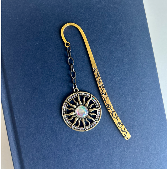 Daystar Sigil – Sunburst Medallion Charm Bookmark