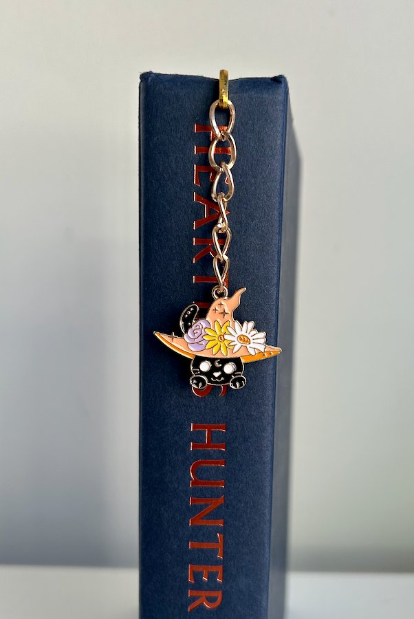 Witchy Cat – Cat With Hat Charm Bookmark