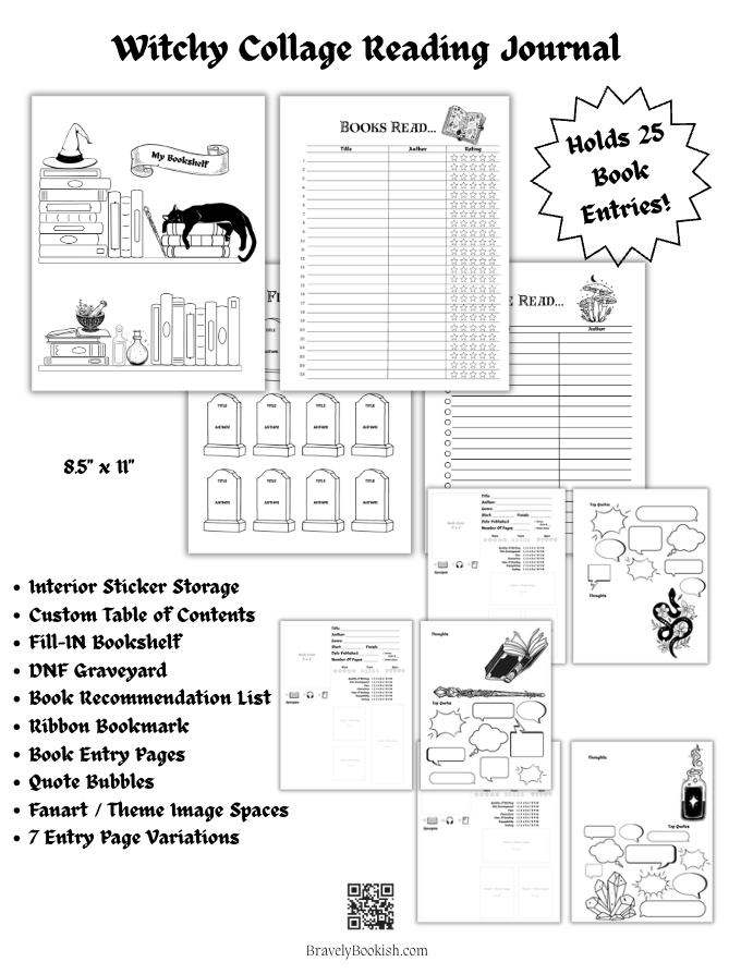 Enchanted Apothecary – Witchy Collage Junk Journal (Hardcover, 8.5x11)-3