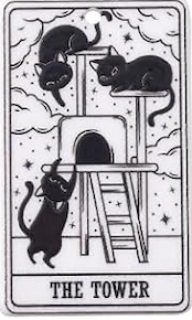 Cat Tarot Bookmark-zoom-