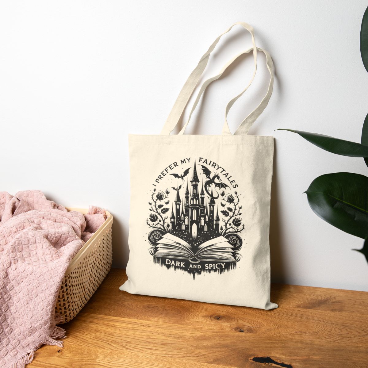 Dark & Spicy Fairytales Tote Bag – Bookish Romantasy Tote for Readers-zoom-2