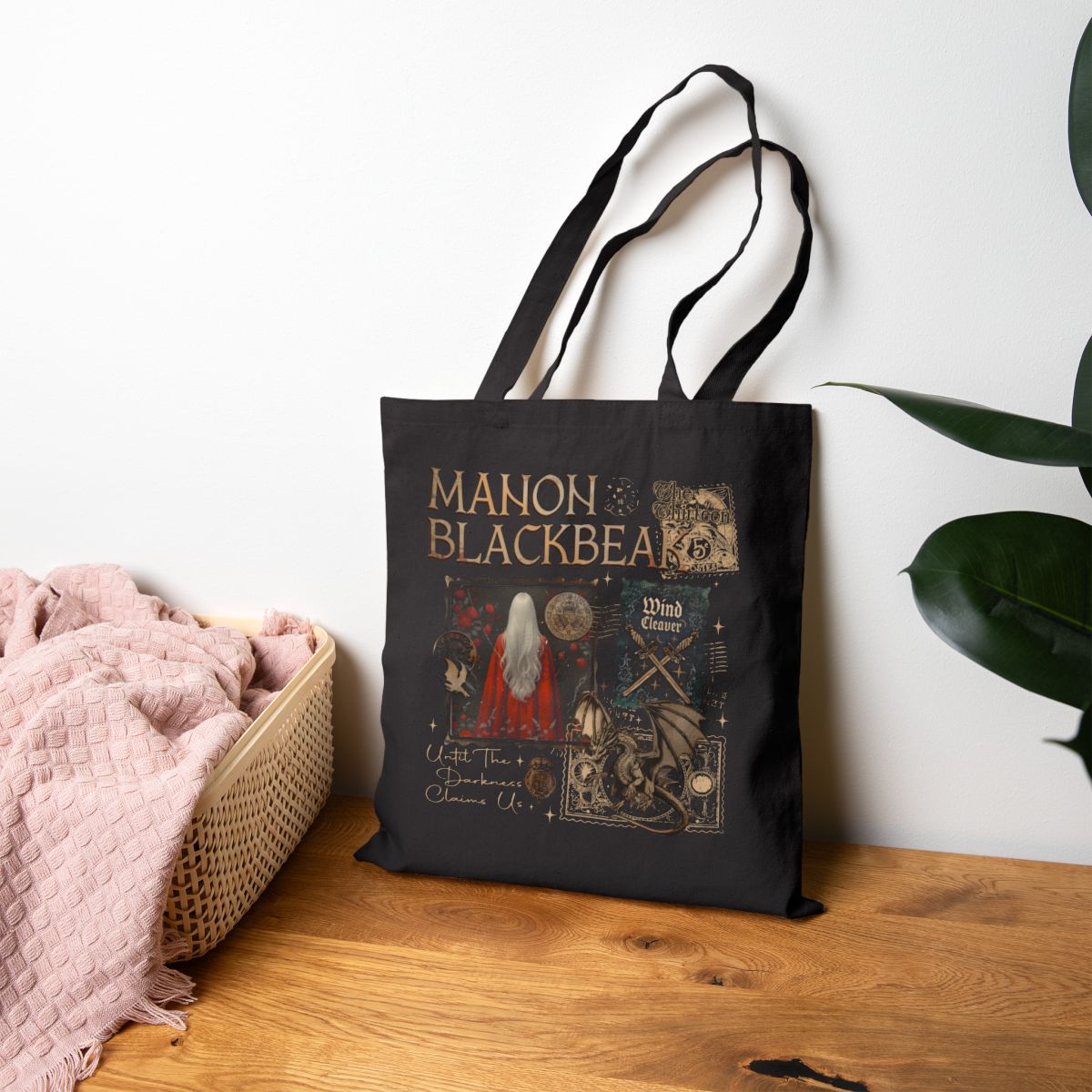 Manon Blackbeak Tote – Witchling & Wyvern Bookish Merch